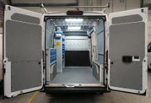 01_ Allestimento per Fiat Ducato per termoidraulico con molto spazio libero 
