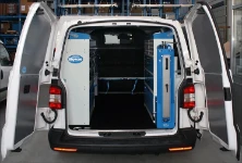 Allestimento furgone per chiusure industriali