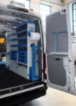 Allestimento Iveco daily per riparazione camion lato destro
