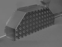 Copriruota in acciaio e alluminio mandorlato