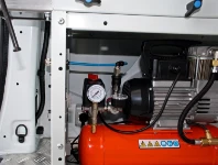 Dettaglio del compressore nel Vivaro 2014