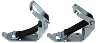 Ganci in acciaio e gomma per furgoni