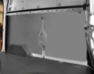 Il rivestimento della parete sinistra del Trafic Renault