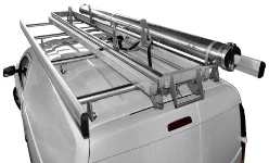 Portascala basculante per Dacia Dokker con portatubi