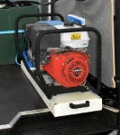Slitta portageneratori con generatore montato