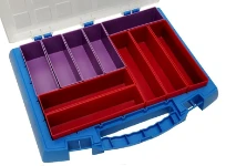 Valigia Galaxy con vaschette in plastica