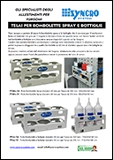 Telai per bombolette e bottiglie nei furgoni