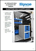 Cassettiere per furgoni da inserire sotto il pianale del veicolo