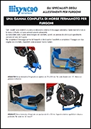 Col pratico cavalletto ferma moto per furgoni Syncro System diventa facile trasportare la moto nel vano di carico del furgone allestito